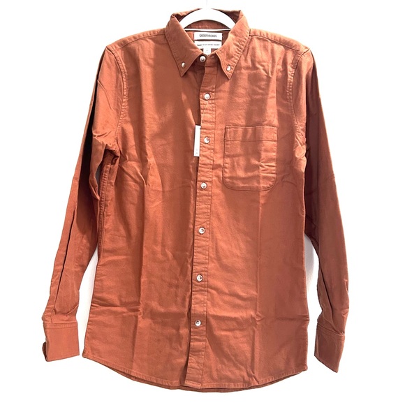 Brown long sleeve button down Shirt - Picture 3 of 5
